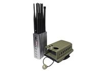 Portable Cell Phone Signal Jamming Device with 10 Antennas GPS Wifi Signal Stopper,Nylon Cover Easily Carry on Hand