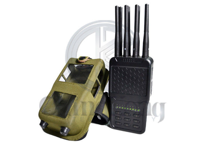 Handheld Wireless Convoy Bomb Jammer 8 Jamming Bands Nylon Cover ABS Shell