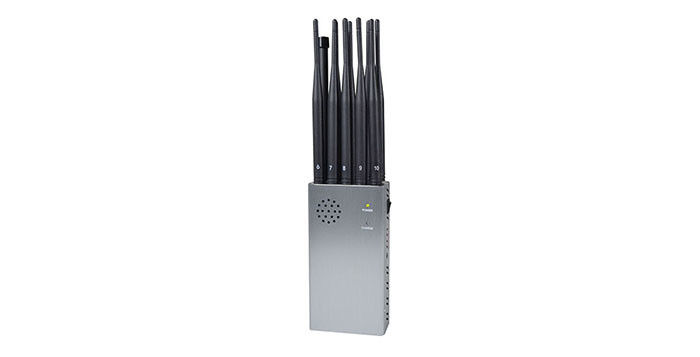 10 Antennas Handheld Signal Inhibitor Nylon Cover 4G 5G WIFI GPS AC110V