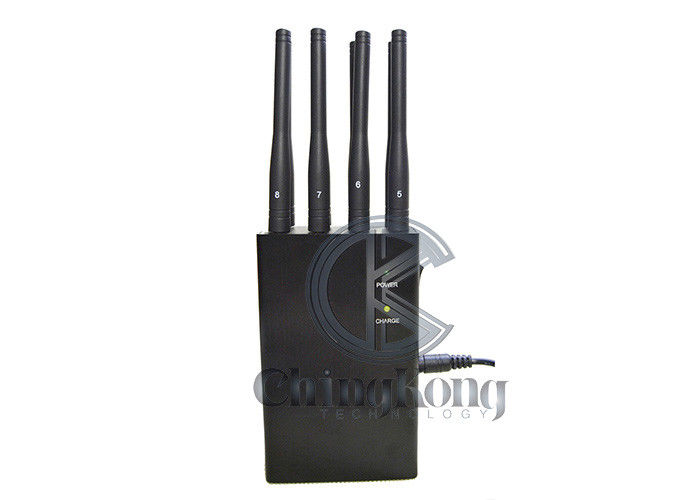 GSM 3G 4G GPS 8 Antennas LOJACK Handheld Signal Jammer