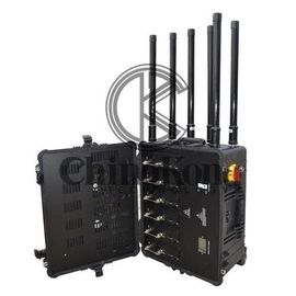 6 Bands 300W Blocking Up To 300m High Power Portable 5G Signal Jammer