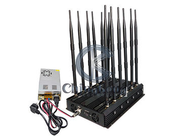DC 12V GPS Signal Jammer Mobile Phone WIFI LOJACK Signal Blocker 12 Antenans