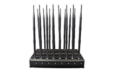 Desktop 16 Channel WIFI Jamming Device Mobile Phone GPS LOJACK Signal Blocker