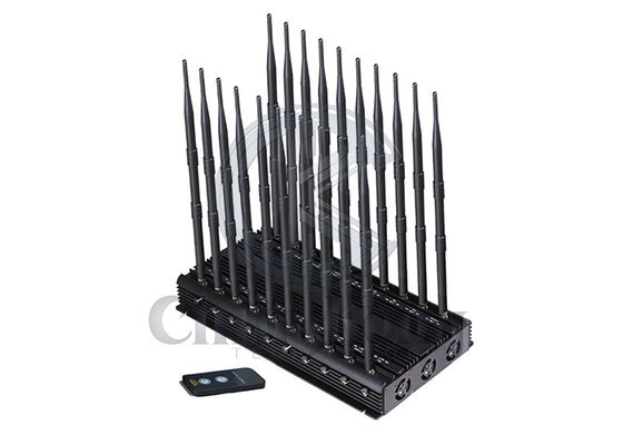 40m 20 Antennas WIFI Signal Jammer 2G 3G 4G 5G Walkie Talkie