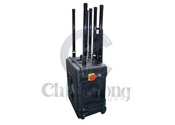 6 Bands 300W Blocking Up To 300m High Power Portable 5G Signal Jammer