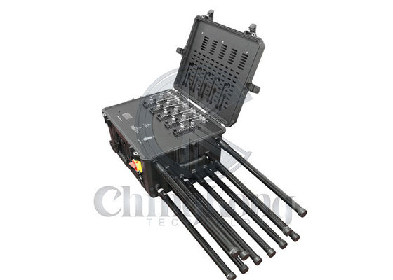 AC110V High Power Signal Jammer 10 Channels 500W 300 Meters