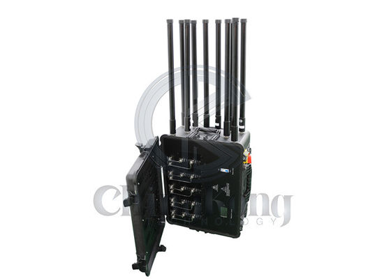 AC110V High Power Signal Jammer 10 Channels 500W 300 Meters