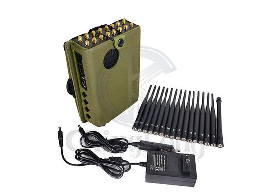 16 Watts Portable Signal Jammer 25m 16 Antennas WiFi GPS LOJACK