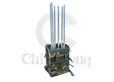 Backpack Signal Manpack Jammer Output Power 70W 100m Jamming Range CE Approval