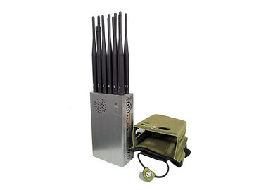 12 Antennas Handheld Signal Jammer All Bands Cellphone 4G/3G/2G GPSL1L2L3L4L5 Blocker