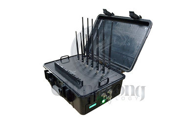 GPS WiFi Suitcase Portable Jamming Device For Cellphone